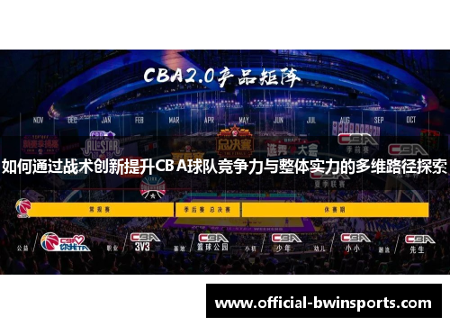 如何通过战术创新提升CBA球队竞争力与整体实力的多维路径探索