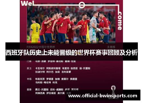 西班牙队历史上未能晋级的世界杯赛事回顾及分析